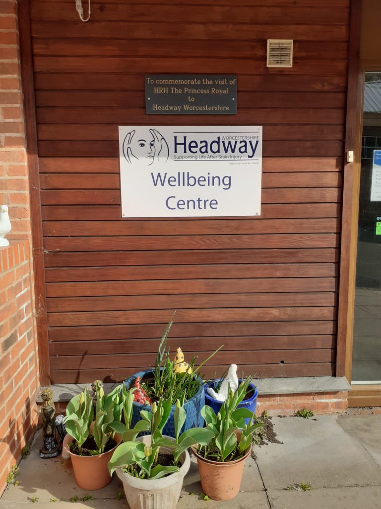 Sign for Headway Day Centre
